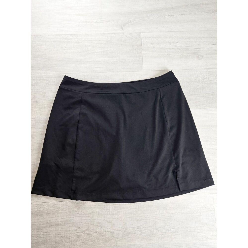 Lady Hagen Black Golf Skort Built In Shorts Size L Athletic Tennis Pickleball